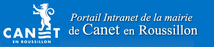 Portail Intranet de la mairie de Canet en Roussillon